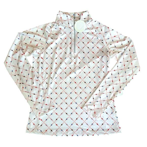 Lady Hagen Women's Geometric Print UV Long Sleeve Golf 1/4 Zip Size XS NWT - Picture 6 of 12